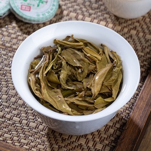 Thé Pu'er de Chine, feuilles de thé Pu'er cru de l'ancien arbre Bingdao, thé Pu'er du Yunnan, petit gâteau rond, thé en vrac, vente en gros pour usage personnel - Product Image 5