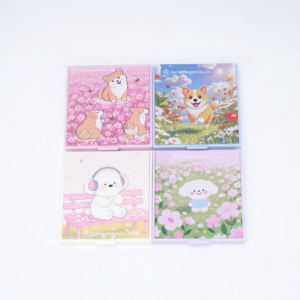 مرآة بلاستيكية بالجملة، مرآة تجميل صغيرة محمولة حديثة، مرآة بلاستيكية مخصصة للدعاية والترويج، هدية للفتيات في عيد الميلاد - Product Image 6