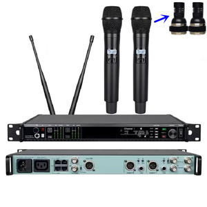 AD4D-Pro <span class=keywords><strong>casque</strong></span> de diversité Ture Lavalier double canal meilleur système de microphone <span class=keywords><strong>sans</strong></span> <span class=keywords><strong>fil</strong></span> professionnel - Product Image 6