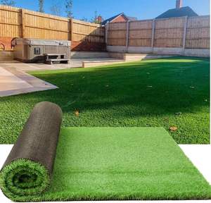 <span class=keywords><strong>Gazon</strong></span> artificiel résistant aux UV de 20 mm, panneau de pelouse verte décoratif, <span class=keywords><strong>rouleau</strong></span> de 2 m x 4 m pour tapis de jardin et aménagement paysager - Product Image 1