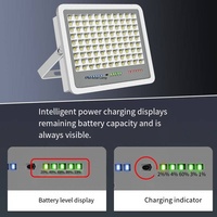 Lampu Sorot Taman Tenaga Surya LED 300W Super Terang Daya Tinggi, Penerangan Luar Ruangan Premium untuk Jalan, Berperingkat IP67