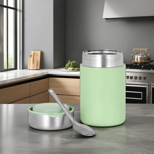 Finition micro-ondable de laque de réchauffeur de pot de nourriture isolée par <span class=keywords><strong>thermos</strong></span> professionnelle d'acier inoxydable - Product Image 6