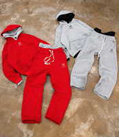 Ensemble de survêtement en molleton pour homme, 2 pièces, jogging, vêtements de sport décontractés, streetwear, vente en gros personnalisée