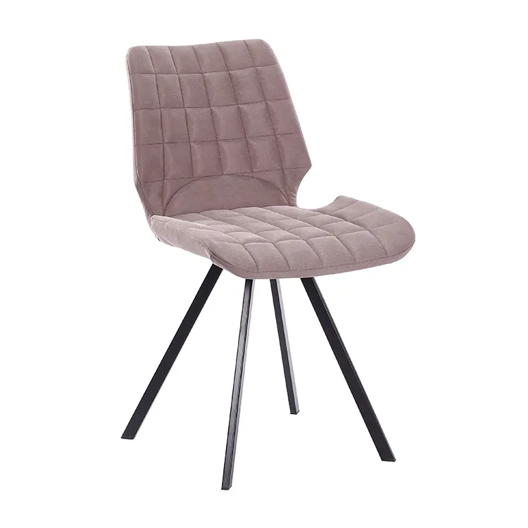 Ücretsiz örnek mobilya açık hasır veranda odası kantin ergonomik Coaster paslanmaz çelik yemek sandalyesi yemek sandalyesi