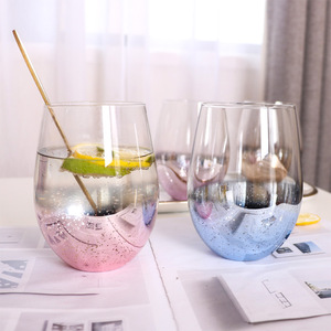 TikTok ha consigliato un bicchiere di cristallo trasparente per uova di vetro per uso domestico bicchiere di cielo stellato per il bicchiere di vino rosso di San Valentino - Product Image 4