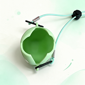 Porte-monnaie ouvert en silicone motif chat mignon avec cordon détachable, mini sac de rangement pour écouteurs, logo personnalisé, pour usage quotidien des filles, résistant à l'eau - Product Image 4