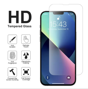 Biểu Tượng Tùy Chỉnh Bảo Hiểm Đầy Đủ 3-Gói Bảo Vệ Màn Hình Cho <span class=keywords><strong>iPhone</strong></span> 15 14 13 12 11 Pro 16Pro <span class=keywords><strong>Tempered</strong></span> <span class=keywords><strong>Glass</strong></span> Bảo Vệ Màn Hình - Product Image 2