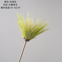 Plante verte artificielle naturelle, bouquet de souchet, fleurs de cardinale, buissons de pin et herbes pour centre de table de mariage, décoration de maison et de bureau