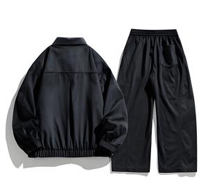 Ensemble de vêtements de travail <span class=keywords><strong>vintage</strong></span> Detroit Jacket |   Ensemble deux pièces pour <span class=keywords><strong>homme</strong></span>, style décontracté, pantalon coupe ample, collection assortie rétro d'automne - Product Image 3