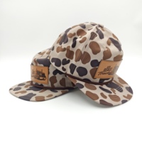 Gorra de Béisbol Deportiva Richardson 256 Oxford Poplin Dobby de 5 Paneles con Bordado a Mano de Cuerda, Estampado de Leopardo, Argyle, Frutas, Puntos y Color Puro, Unisex