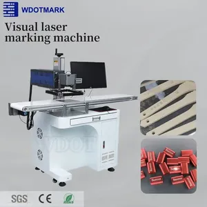 Wdot Visual Positioning Vision <b>Plastic</b> <b>Sheets</b> Packaging Film Marking Engraving Date Laser Printer - Product Image 1