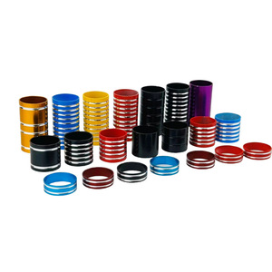 Entretoises de vélo en aluminium 10mm 30mm 60mm, anneaux de fourche colorés, rondelles légères pour casque de VTT - Product Image 5