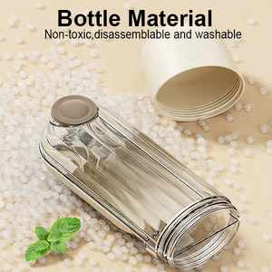 Dispenser Portatile per Acqua e Cibo per Animali Domestici, <span class=keywords><strong>Bottiglia</strong></span> con Apertura a Pressione per Viaggi, Escursioni e Campeggio - Product Image 5