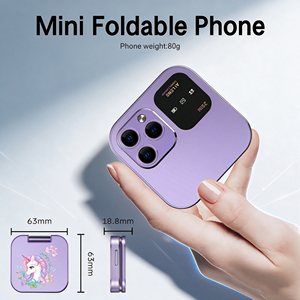 Teléfono <span class=keywords><strong>Celular</strong></span> Plegable <span class=keywords><strong>Mini</strong></span> I16 Pro al por Mayor, 2G GSM, Doble SIM, Cámara de 0.08MP, Bluetooth, Radio FM, Teléfono Móvil Portátil - Product Image 5