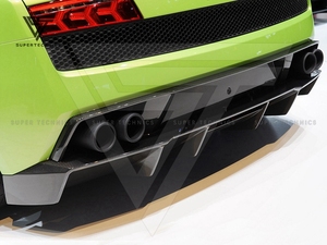 Diffuseur arrière en fibre de carbone de style Superleggera pour Lambo <span class=keywords><strong>Gallardo</strong></span> LP550 LP560 LP570 2008-2014 - Product Image 3