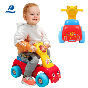 รถของเล่นนั่งบนรถสำหรับเด็ก,ของเล่นลายการ์ตูนวอล์คเกอร์นั่งยืนได้รถหัดเดินสำหรับเด็ก - Product Image 1