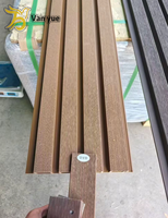Vente flash - Panneau mural WPC moderne imperméable 219*26mm en matériau PE, facile à installer pour les extérieurs des bâtiments et l'usage domestique