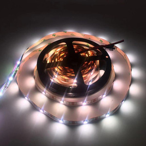 Sk6812 RGBW LED Strip 5V 60LEDs/M cá nhân địa chỉ Giấc Mơ Màu linh hoạt 5VDC 30 144 LED/M pixel 6812 RGB + W LED Strip ánh sáng - Product Image 1