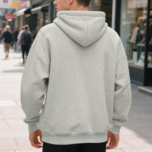 RUIQUWIN 2026 Vente Chaude – Sweat à Capuche Zippé Homme Grande Taille, Couleur Unie, Veste Décontractée Respirante à Séchage Rapide pour Sport et Fitness, Coupe Oversize - Product Image 3