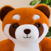 Bantal Boneka Rakun Rubah yang Nyaman Dipeluk, Boneka Hewan Isi Kapas PP, Dekorasi Rumah, Berbagai Ukuran untuk Remaja