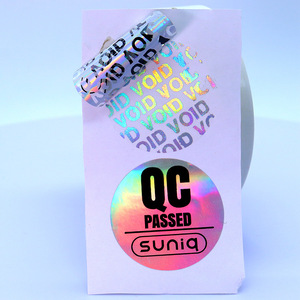 Cinta de Sellado Antimanipulación y Antidesgarro, Etiqueta con la Frase 'VOID' al Despegar, Etiqueta Antifalsificación, Sello de Inviolación - Product Image 1