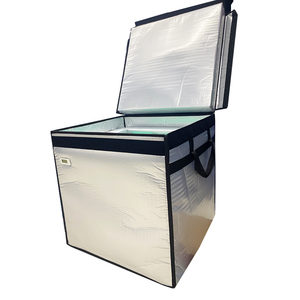 PolarBag Boîte de livraison isotherme en aluminium pour crème glacée avec fermeture auto-agrippante et pack de glace réfrigérant - Product Image 5