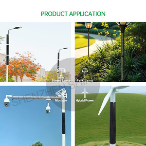 OEM Outdoor 100W <span class=keywords><strong>120W</strong></span> 140W Sun power <span class=keywords><strong>Solar</strong></span> <span class=keywords><strong>panel</strong></span> aus gebogenem Glas für Garten und Straße Vielseitige vertikale <span class=keywords><strong>Solar</strong></span>-Straßen laterne - Product Image 4