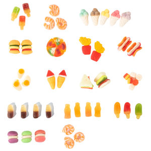 핫딜 OEM 공장 직판 도매 대량 3D 햄버거 피자 콜라 패스트푸드 스낵 시리즈 젤리 구미 소프트 캔디 - Product Image 5