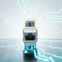 Conector Keystone Cat6 UTP RJ45 Chapado en Oro para Red Ethernet con Instalación sin Herramientas para Cableado Estructurado