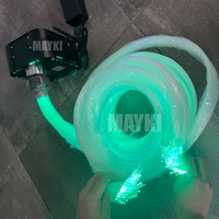 Source de lumière pour plafond étoilé à fibre optique 50W, projecteur LED RGBW scintillant pour un ciel étoilé scintillant, home cinéma