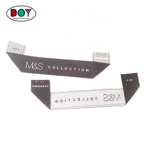 Quần Áo Phụ Kiện Thẻ Nhà Sản Xuất Thiết Kế Tùy Chỉnh Tên Thương Hiệu Logo Áo Khoác <span class=keywords><strong>Mitre</strong></span> Gấp Dệt Cổ Nhãn Với Kích Thước - Product Image 5