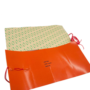 Zr מצב חדש 12 וולט סיליקון גומי גומי מחצלת מים חימום מנוע ליבה נירוסטה ציוד חימום רצועת נירוסטה - Product Image 3