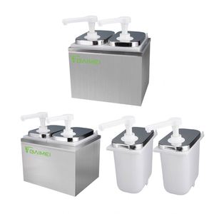 Dispensador de Salsas de Acero Inoxidable FuXi, Modelo BM-PS01, Color Plateado, para Restaurantes y Cocinas Comerciales, Fácil de Usar - Product Image 3