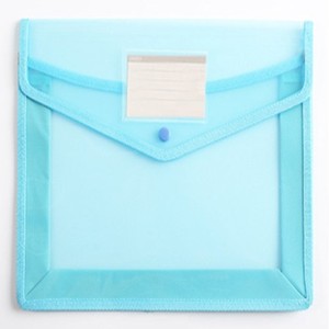 Porte-documents extensible en polypropylène avec fermeture à bouton-pression, pochette accordéon imperméable pour documents - Product Image 3