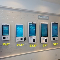 Kiosques en libre-service avec écran tactile de 15,6, 21,5, 23,8, 27 et 32 pouces, borne de paiement pour service en libre-service, à fixer au mur ou sur pied