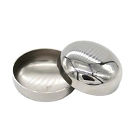 Sanitaire SS304 SS316L acier inoxydable 300 600 Gril tuyau de polissage extrémités de Tube capuchon extrémité bout soudé tête réservoir tête de plat