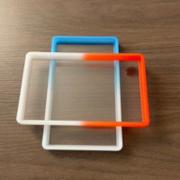 Pelindung Slab Akrilik Transparan, Pelindung Bumper TPU Gradasi, 41 Pilihan Warna untuk Kotak Slab Kartu Bergradasi