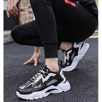 Chaussures de sport tendance pour hommes 2026 avec logo personnalisé, baskets épaisses, mode, respirantes, légères, confortables, pour jeunes, course et marche