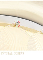 Lustre moderne de luxe en cristal pour la maison, le bureau, la chambre à coucher, utilisation en intérieur, blanc, angle de faisceau de 360°, garantie de 2 ans