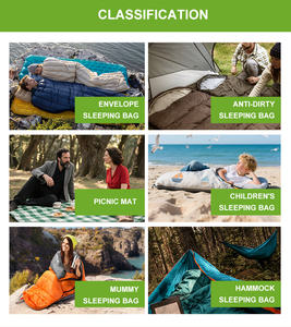 ถุงนอนแบบบีบอัดแบบพกพาน้ำหนักเบาพิเศษพร้อมฮู้ด - Product Image 6