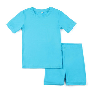 <span class=keywords><strong>Pigiama</strong></span> personalizzato <span class=keywords><strong>pigiama</strong></span> in tinta unita <span class=keywords><strong>pigiama</strong></span> estivo per bambini pigiami modali in <span class=keywords><strong>cotone</strong></span> per ragazzi <span class=keywords><strong>pigiama</strong></span> semplice per bambini - Product Image 6