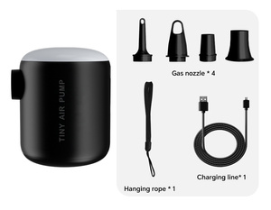 Pompe à air électrique <span class=keywords><strong>rechargeable</strong></span> USB à charge rapide 3200mAh <span class=keywords><strong>gonfleur</strong></span> et dé<span class=keywords><strong>gonfleur</strong></span> sans fil portable pour le camping en plein air - Product Image 1
