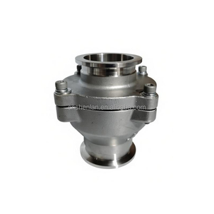 Vanne à vide <span class=keywords><strong>KF</strong></span>/NW25 en acier inoxydable 304, interface de vanne de retenue, joint en PTFE, vanne de retenue verticale en acier inoxydable pour vide - Product Image 2