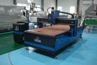 1325 1530 2030 Mesin Router CNC 3-Axis XYZ Berkualitas Tinggi Profesional untuk Ukiran Pintu Kayu, Akrilik, PVC, dan MDF