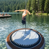 Plateforme de Danse Flottante Gonflable Pliable en Promotion pour Piscine – Divertissement Aquatique Familial Portable