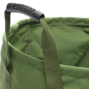 Sacs en toile pour déchets de jardin, réutilisables et pliables, conteneur pour feuilles de pelouse, 33 gallons, Super Sack avec poignées, fabriqués en usine BSCI. - Product Image 4