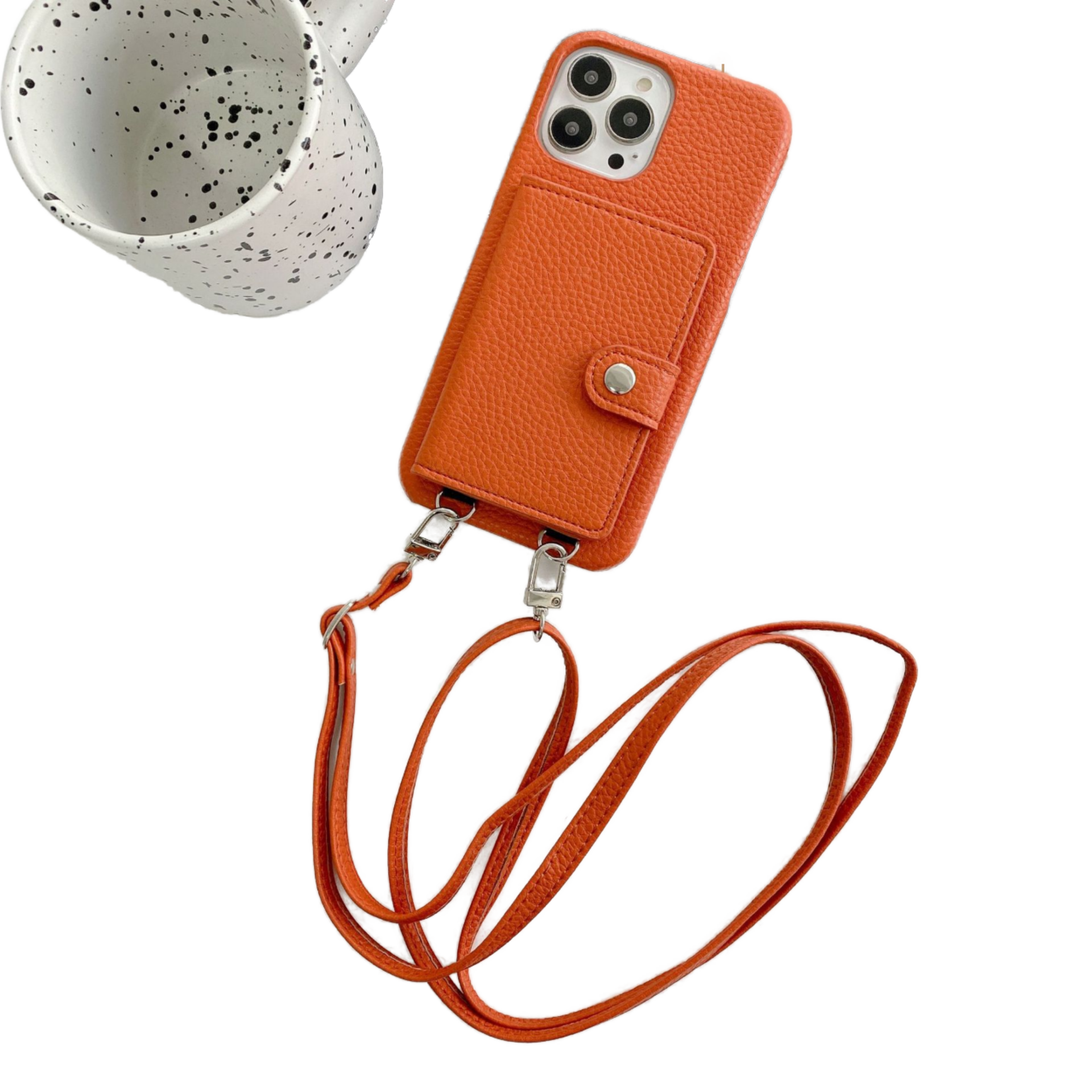 Popular Design Flip Shoulder Strap Wallet Phone Case for Women Card Holder  for iPhone 16 Pro Max 15 Plus 14 13 12 11