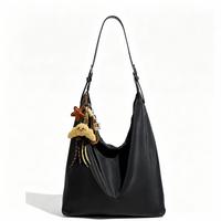 Porte-clés en cuir personnalisé avec logo, crochet croissant, breloque étoile, pendentif sac pain, cordon de cou – Vente en gros