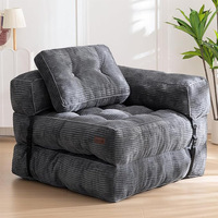 Apartamento pequeño de compresión al vacío para una sola persona, mini sofá exquisito para sala de estar, cama plegable para el hogar