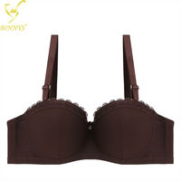 Binnys 38C sous-vêtements en Nylon pour femmes, demi-tasse rayée, éponge fine, bretelles ajustées, Sujetador confortable à armatures, Soutien-Gorge pour dames
